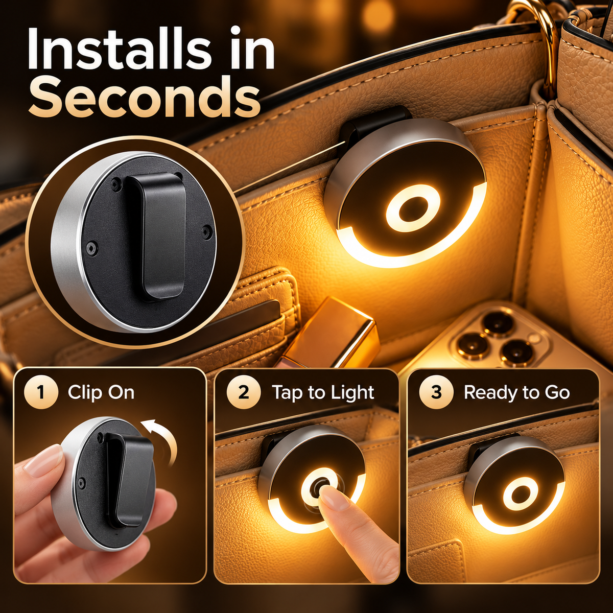 Lumii™ Rechargeable Bag Light